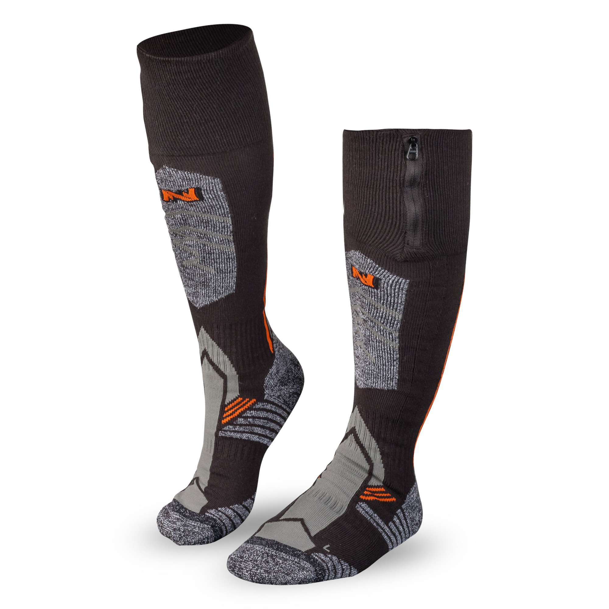 Mobile Warming Pro Compression Heated Socks — 3.7V, Unisex, Dark Grey, Medium, Model# MWUS27220323